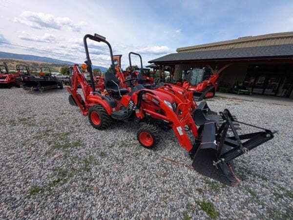 KIOTI CS2210 Tractor, Loader, Backhoe, and Rear Blade - Image 3