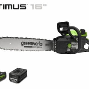 82V OPTIMUS 3.0 kW 16" Chainsaw Kit with CORE400 Battery & DP Charger
