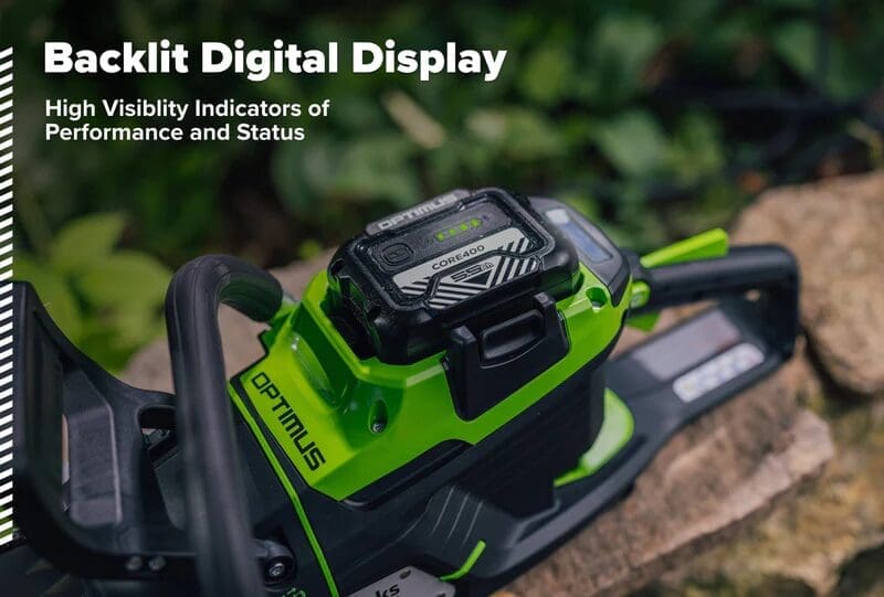 82V OPTIMUS 3.0 kW 16" Chainsaw Kit with CORE400 Battery & DP Charger - Image 2