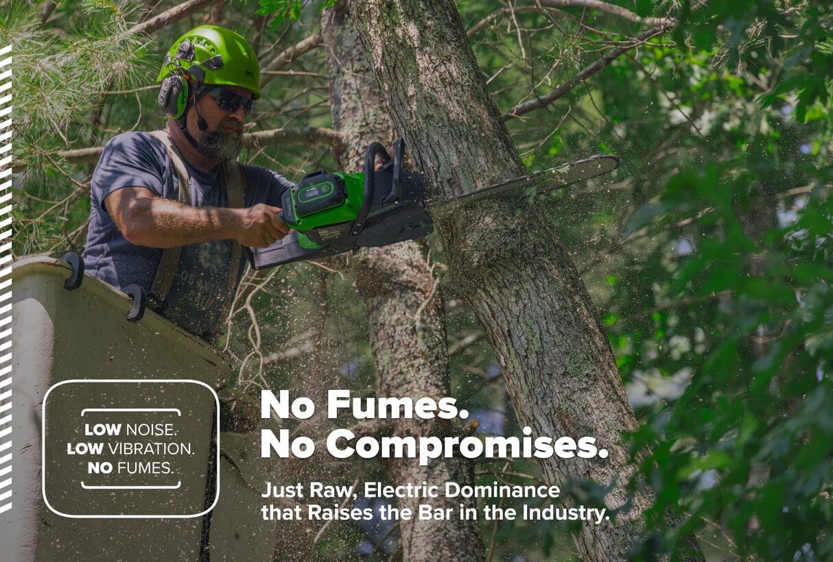 82V OPTIMUS 3.0 kW 16" Chainsaw Kit with CORE400 Battery & DP Charger - Image 9