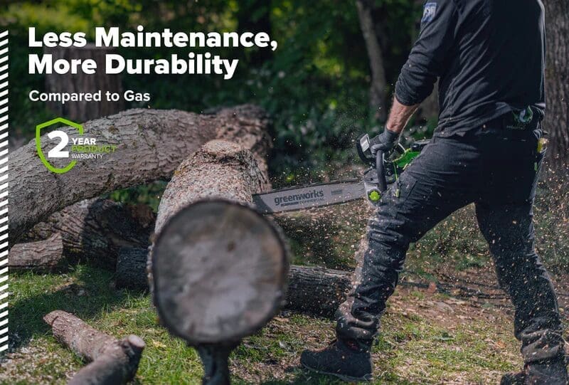 82V OPTIMUS 3.0 kW 16" Chainsaw Kit with CORE400 Battery & DP Charger - Image 8